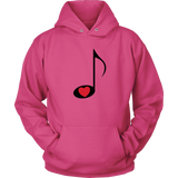 LOVE Music - Hoodie - On Light - Front