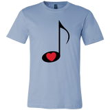 LOVE Music - Mens - On Light - Front