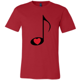 LOVE Music - Mens - On Light - Front