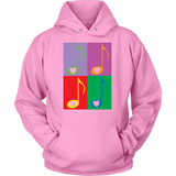 LOVE Music 4x - Hoodie- Front