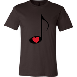 LOVE Music - Mens - On Light - Front