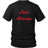 Love Always - Unisex - Red Lettering - BACK