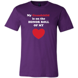 My Grandchild is on the HONOR ROLL of my HEART - Mens - On Dark - Front