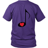 LOVE Music - Unisex - On Light - BACK