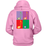 LOVE Music 4x - Hoodie - BACK