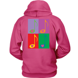 LOVE Music 4x - Hoodie - BACK