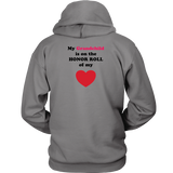 My Grandchild is on the Honor Roll of My Heart - Hoodie - On Light - BACK