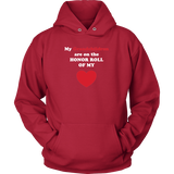 My Grandchildren are on the HONOR ROLL of my HEART - Hoodie - On Dark - Front