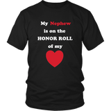 My Niece is on the Honor Roll of My Heart - Unisex - On Dark- Front