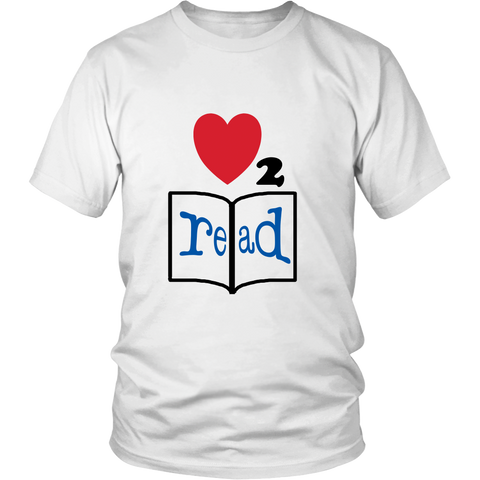 LOVE 2 Read - Unisex - On Light - Front