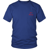 Love Always - Unisex - Red Lettering - Left Front