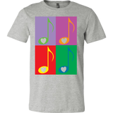 LOVE Music 4x - Mens- Front