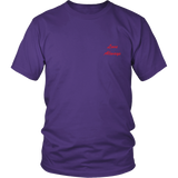Love Always - Unisex - Red Lettering - Left Front