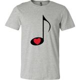 LOVE Music - Mens - On Light - Front