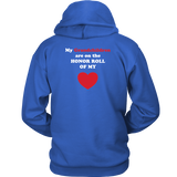 My Grandchildren are on the HONOR ROLL of my HEART - Hoodie - On Dark - BACK