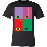 LOVE Music 4x - Mens- Front