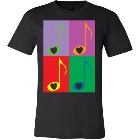 LOVE Music 4x - Mens- Front