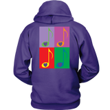 LOVE Music 4x - Hoodie - BACK