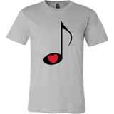 LOVE Music - Mens - On Light - Front