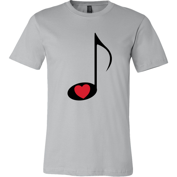 LOVE Music - Mens - On Light - Front