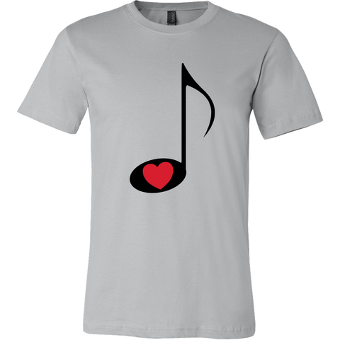 LOVE Music - Mens - On Light - Front