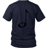 LOVE Music with Clear Heart - Unisex - On Light - BACK