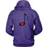 LOVE Music - Hoodie - On Light - BACK