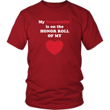 My Grandchild is On the HONOR ROLL of my HEART - Unisex - On Dark - Front