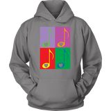 LOVE Music 4x - Hoodie- Front