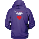 My Grandchildren are on the HONOR ROLL of my HEART - Hoodie - On Dark - BACK