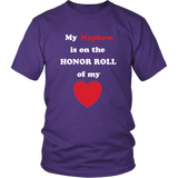 My Niece is on the Honor Roll of My Heart - Unisex - On Dark- Front