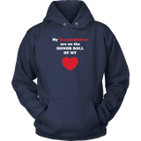 My Grandchildren are on the HONOR ROLL of my HEART - Hoodie - On Dark - Front