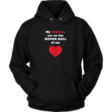 My Children are on the HONOR ROLL of my HEART - Hoodie - On Dark - Front