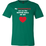 My Grandchildren are on the HONOR ROLL of my HEART - Mens - On Dark - Front