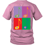 LOVE Music 4x - Unisex - BACK