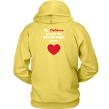 My Children are on the HONOR ROLL of my HEART - Hoodie - On Light - BACK