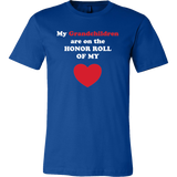 My Grandchildren are on the HONOR ROLL of my HEART - Mens - On Dark - Front