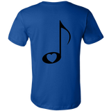 Loves Music with Clear Heart - Mens - On Light - BACK